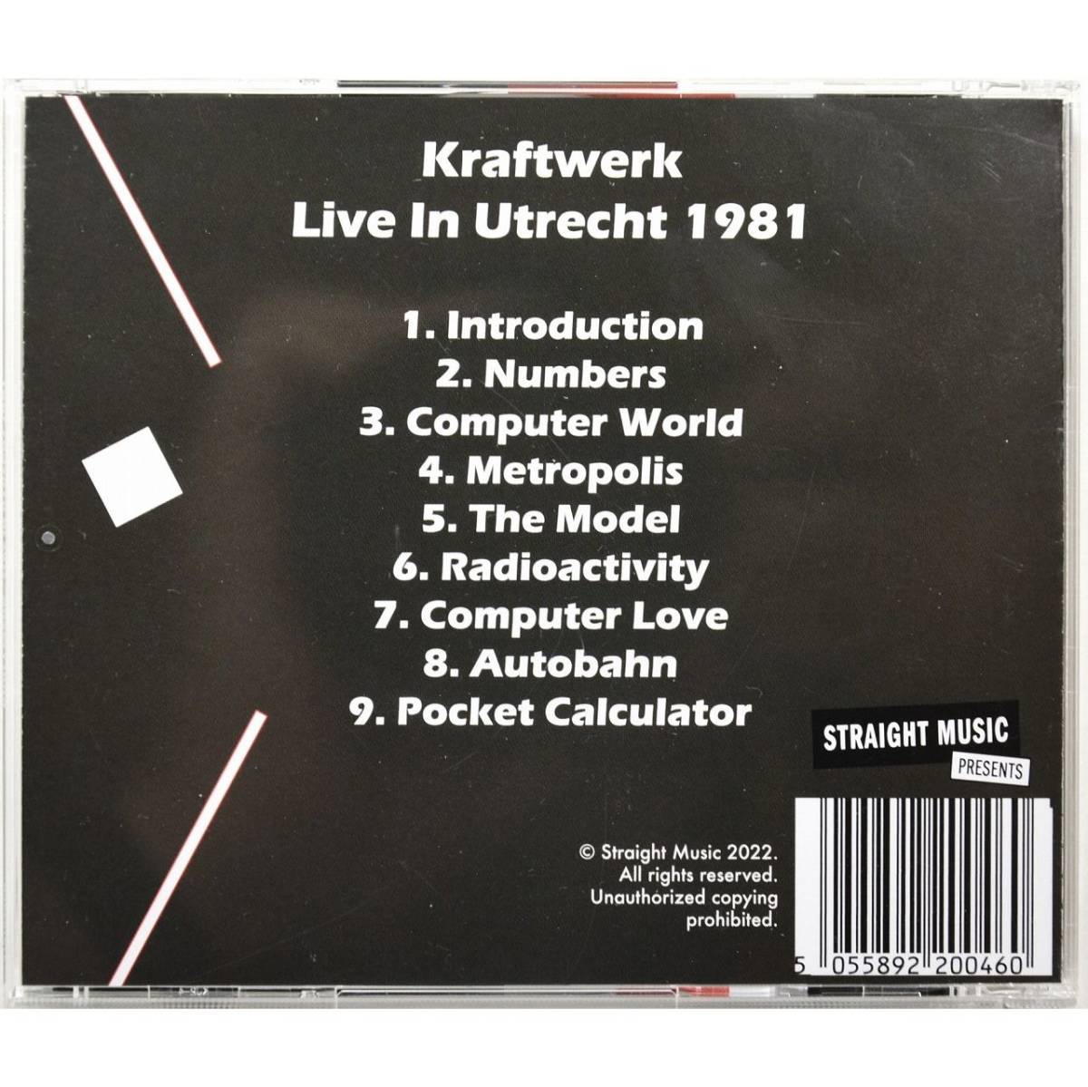 [Straight-music запись ]Kraftwerk / Live in Utrecht 1981 * craft Work / жить * in *yutorehito1981 * Computer World Tour1981*