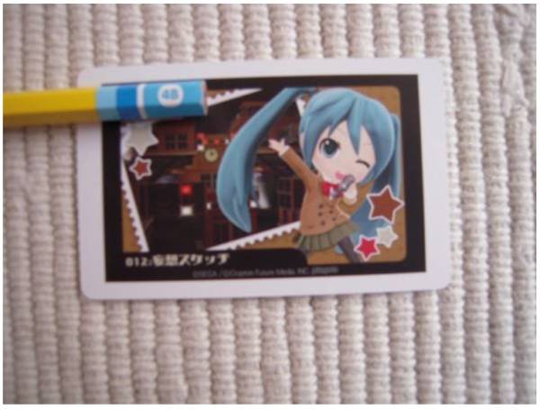 *3DS Hatsune Miku Project mirai 2 including in a package privilege AR card [1/6 -out of the gravity-]&[.. sketch ] 2 kind set unused new goods *