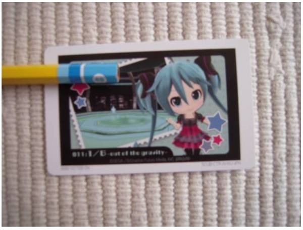 *3DS Hatsune Miku Project mirai 2 including in a package privilege AR card [1/6 -out of the gravity-]&[.. sketch ] 2 kind set unused new goods *