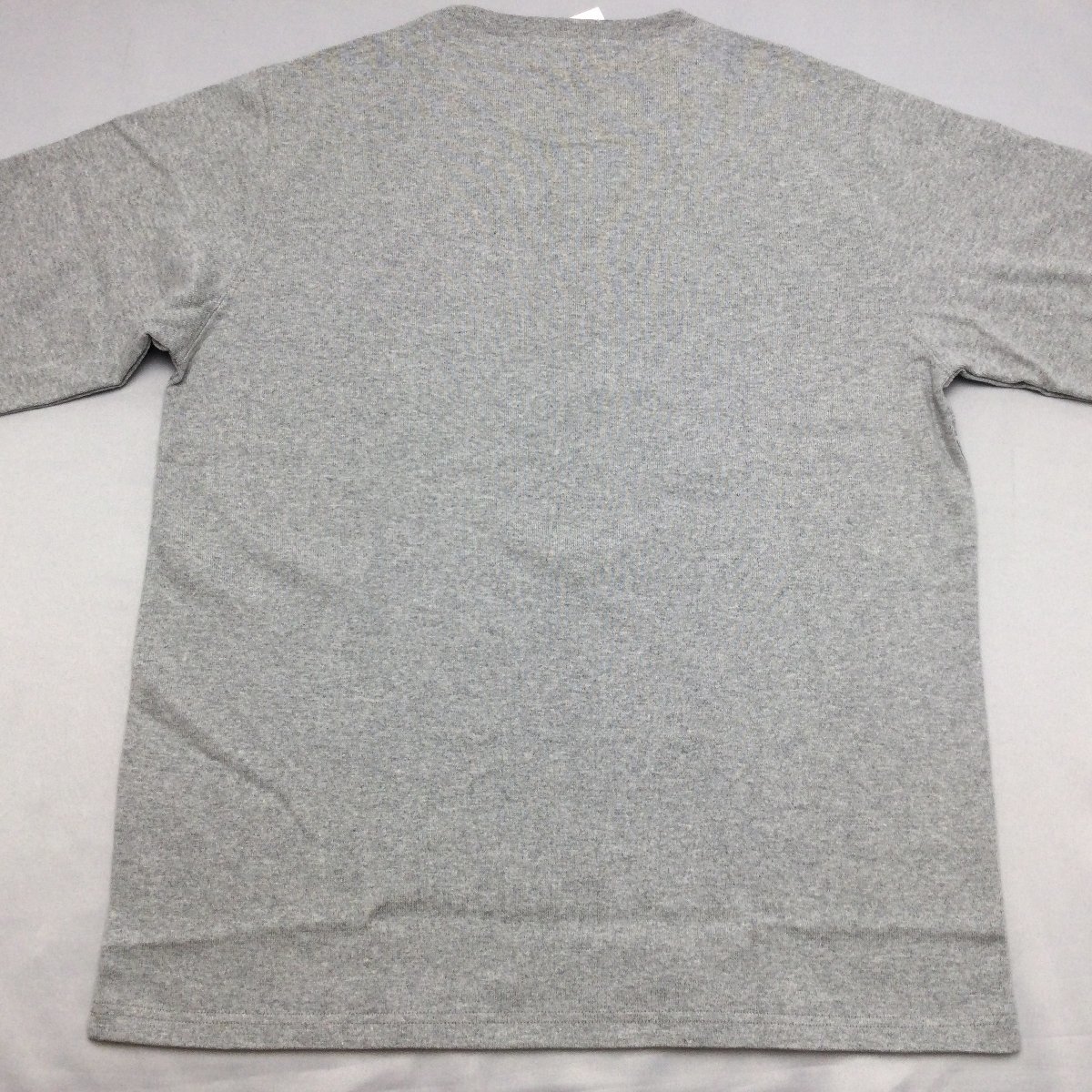 【送料無料】【新品】US.POLO.ASSN メンズ長袖Tシャツ（日本製 コットン100％） 　　M 　　モクグレー★23208_後