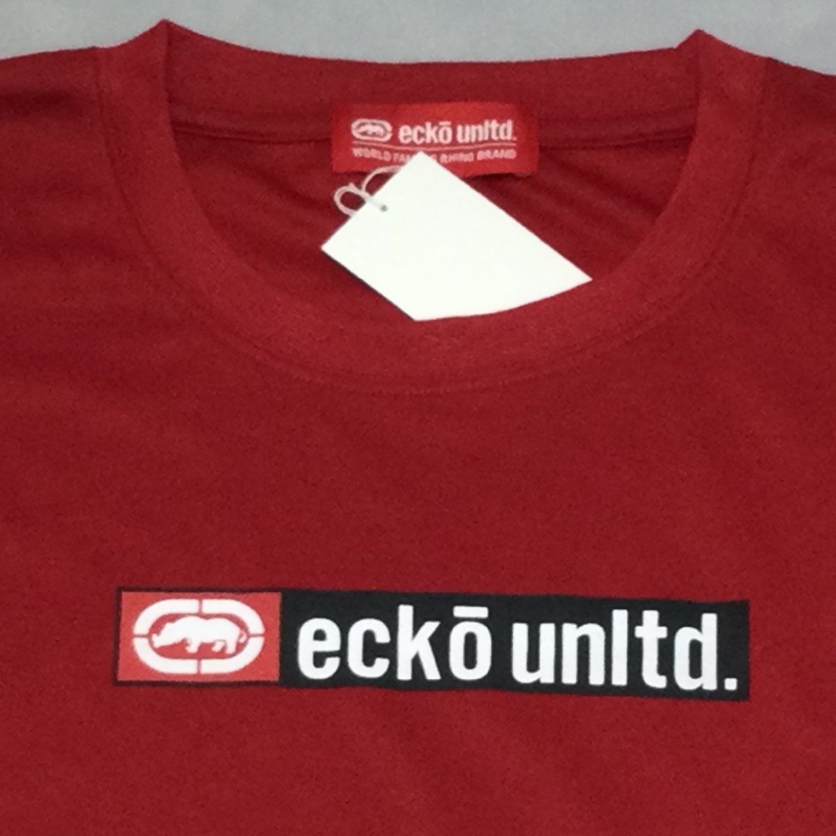 【送料無料】【新品】ecko unltd. メンズ長袖Ｔシャツ 　　3L 　 　レッド★ECM22127_画像2
