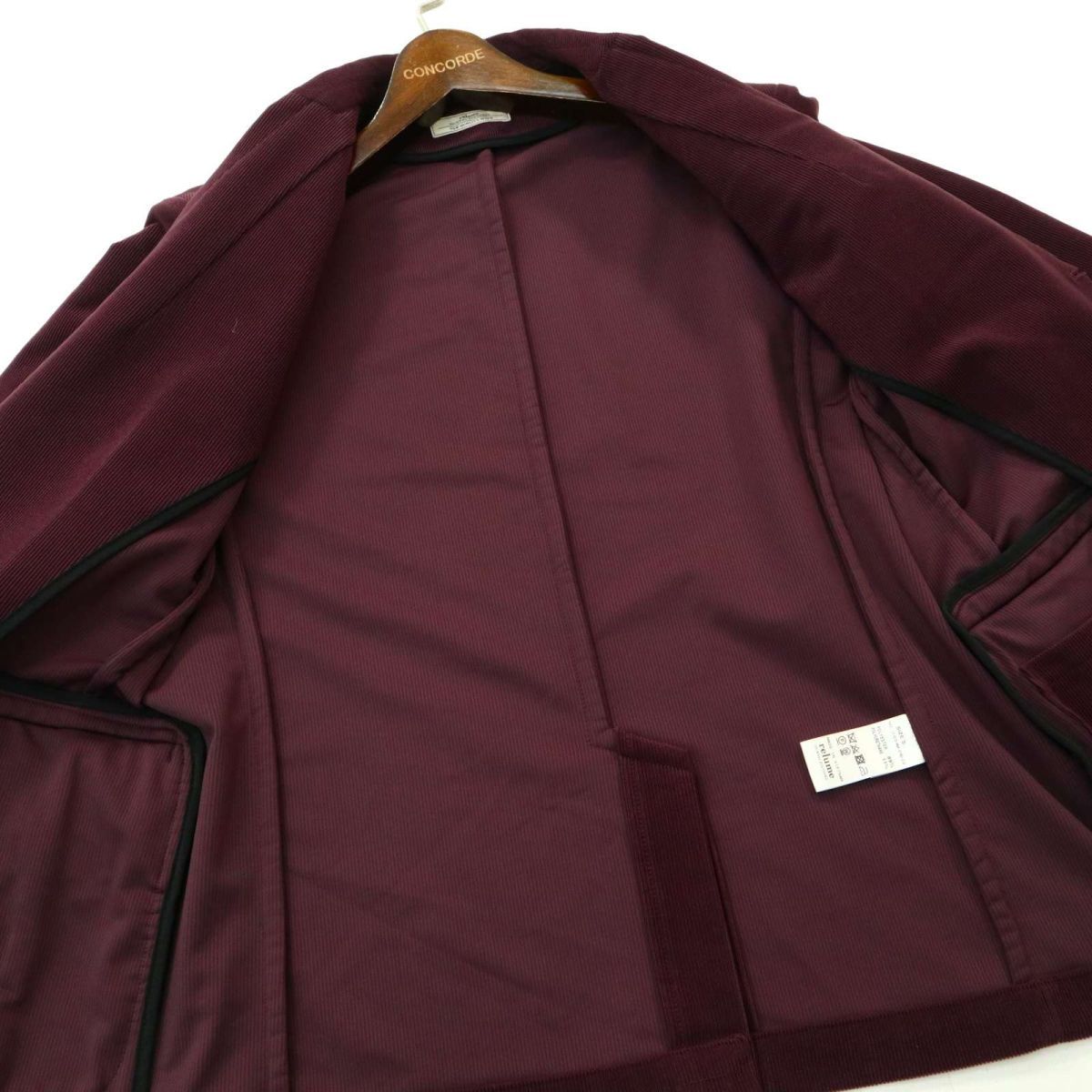 relume JOURNAL STANDARD ジャーナルスタンダード 秋冬★ アンコン テーラード ジャケット ブレザー Sz.S　メンズ　A3T11920_A#N_画像5