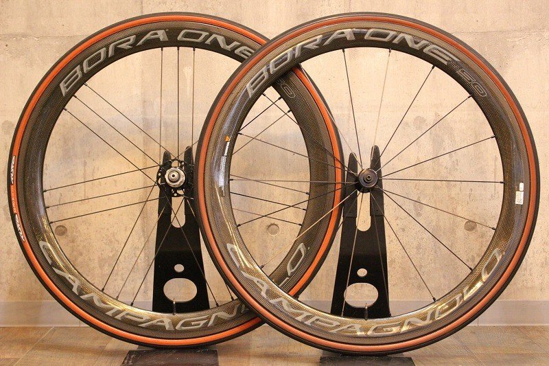 カンパニョーロ CAMPAGNOLO ボーラ ワン BORA ONE 50 TU カーボン チューブラー ホイールセット シマノ 11/12S ワイド 【名古屋店】_画像1