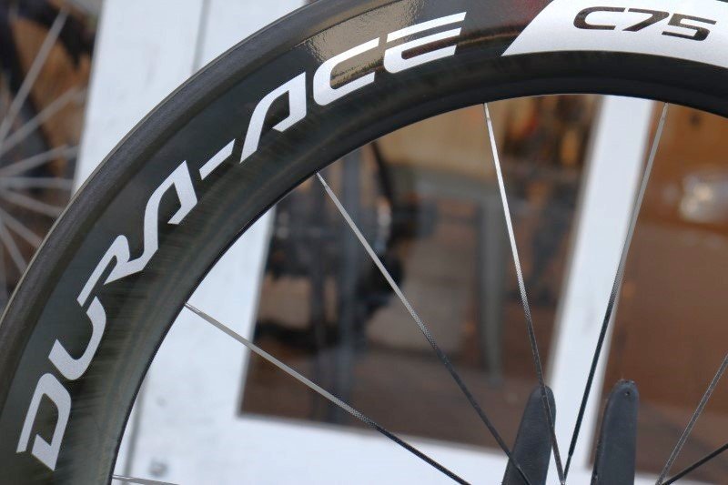 シマノ SHIMANO デュラエース DURA-ACE WH-9000-C75-TU カーボン チューブラー ホイールセット シマノ12/11S 【横浜店】_画像5