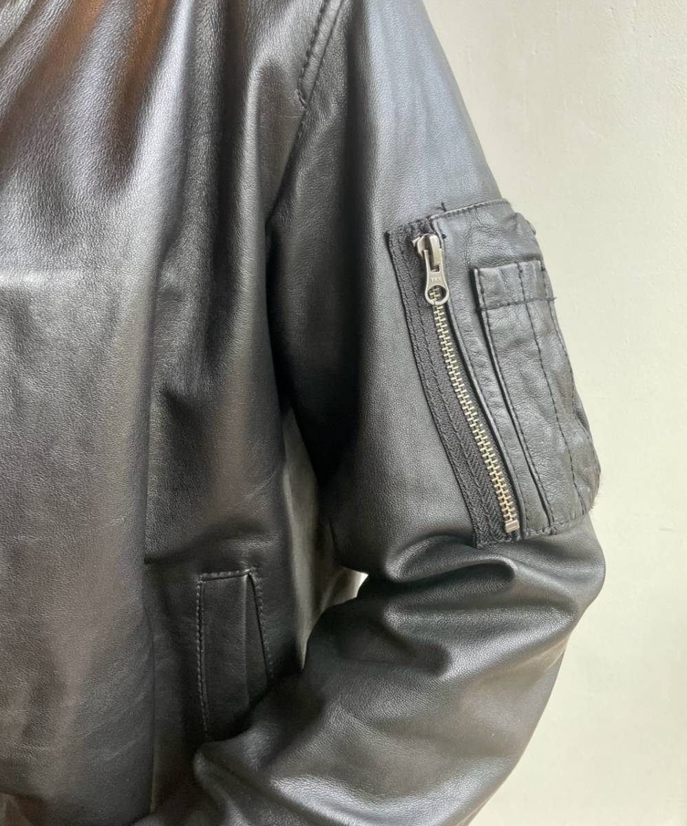AVIREX Avirex MA1 кожаный жакет кожаная куртка Rider's ma 1 б/у товар 