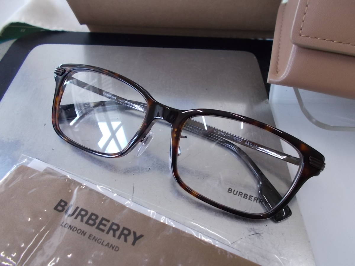 バーバリー BURBERRY 眼鏡フレームB2362D-3002 お洒落 リカルドティッシ