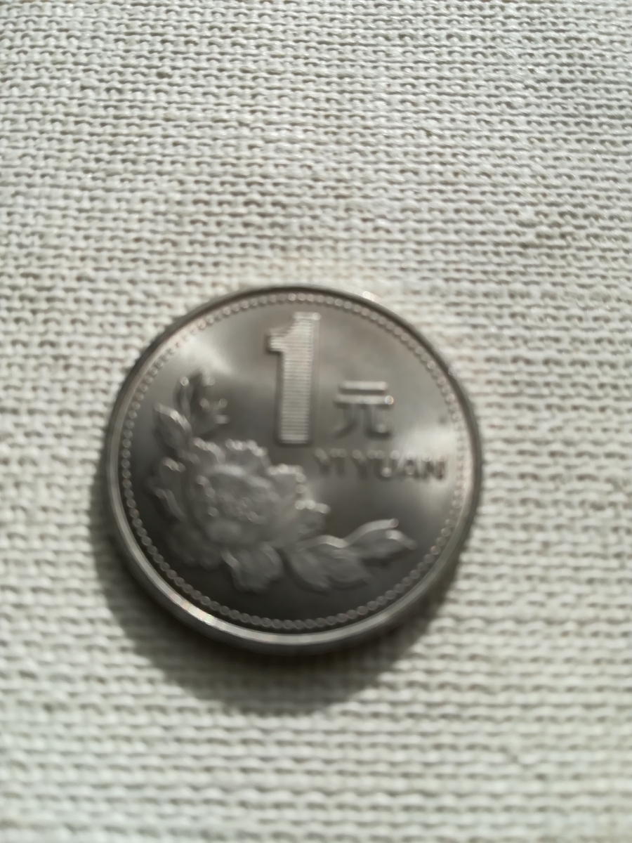 一元　硬貨　中華人民共和国　1995年　№12_画像1
