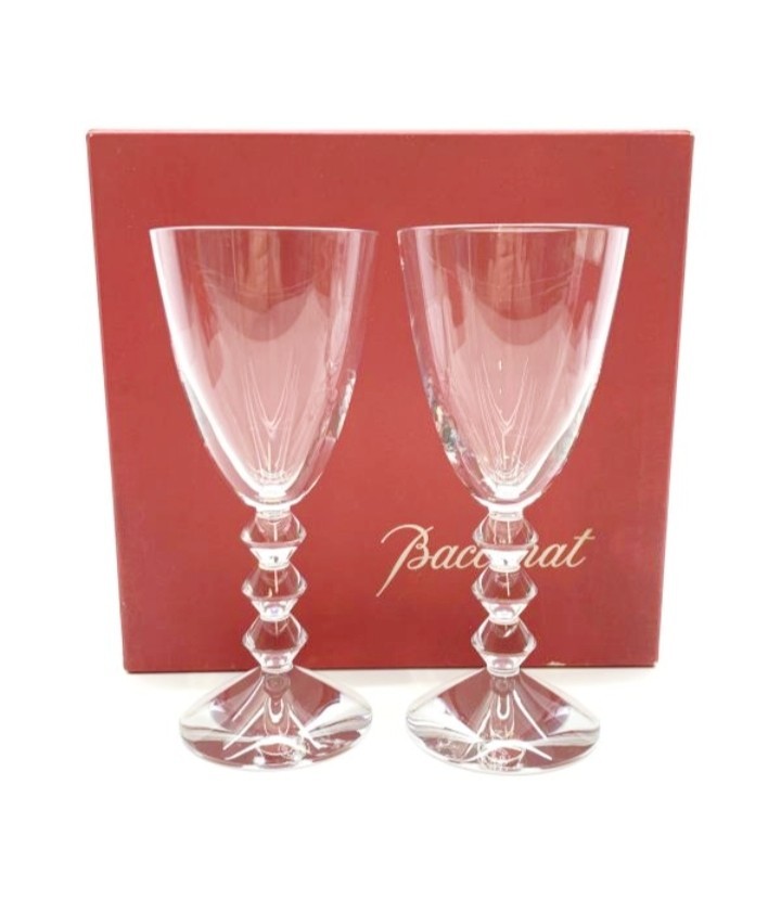 【新品未使用】Baccarat ワイングラス バカラ ベガ ペア バカラワイングラス 箱付き 酒器 クリスタルグラス プレゼント