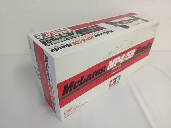 【未組立品】タミヤ 1/10 RC限定シリーズ マクラーレン MP4/5B Honda (F104Wシャーシ) 　アイルトン・セナ　梱100_画像9