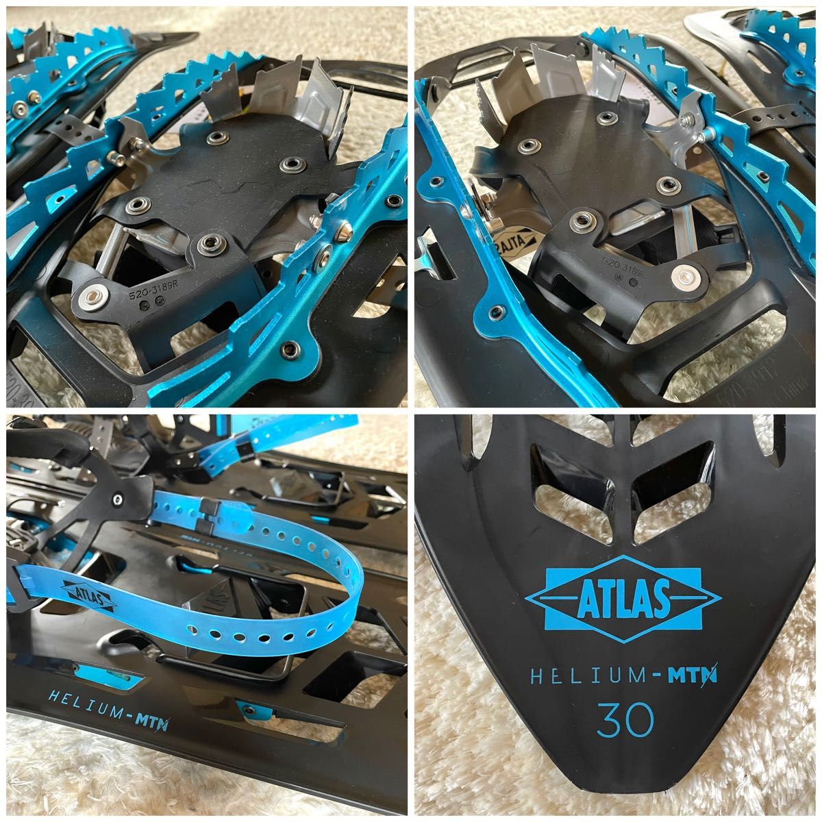 アトラス ヘリウム ATLAS HELIUM MTN 30スノーシュー ブラック アトラス ヘリウム ATLAS HELIUM MTN 30スノーシュー ブラック