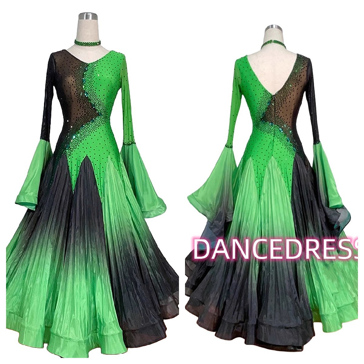 NEW 社交ダンスドレス・モダンドレス・スタンダードドレス オーダーメイド、サイズ撰択可 新品 最高品質modern-569
