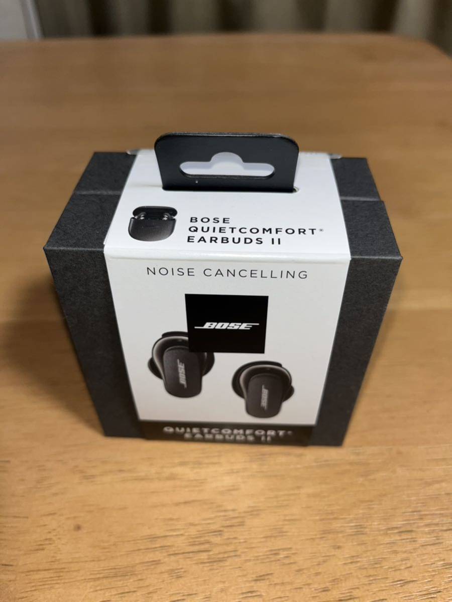 【新品未開封】(配送料無料)国内正規品 BOSE QUIETCOMFORT EARBUDS Ⅱ ブラック ボーズ ノイズキャンセル ワイヤレスイヤホン_画像1