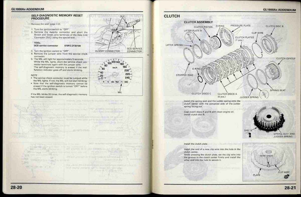 [p0510]03.9 английская версия HONDA GOLDWING GL1800A магазин manual * приложение 28 ( Honda Goldwing )