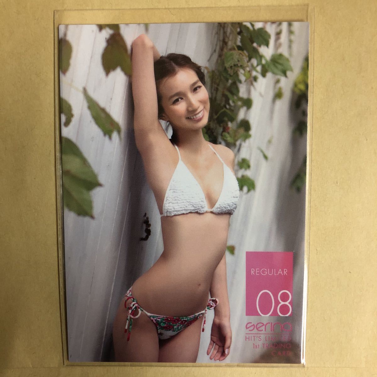 SDN48 芹那 2012 ヒッツ トレカ アイドル グラビア カード 水着 ビキニ RG08 タレント トレーディングカード_画像1