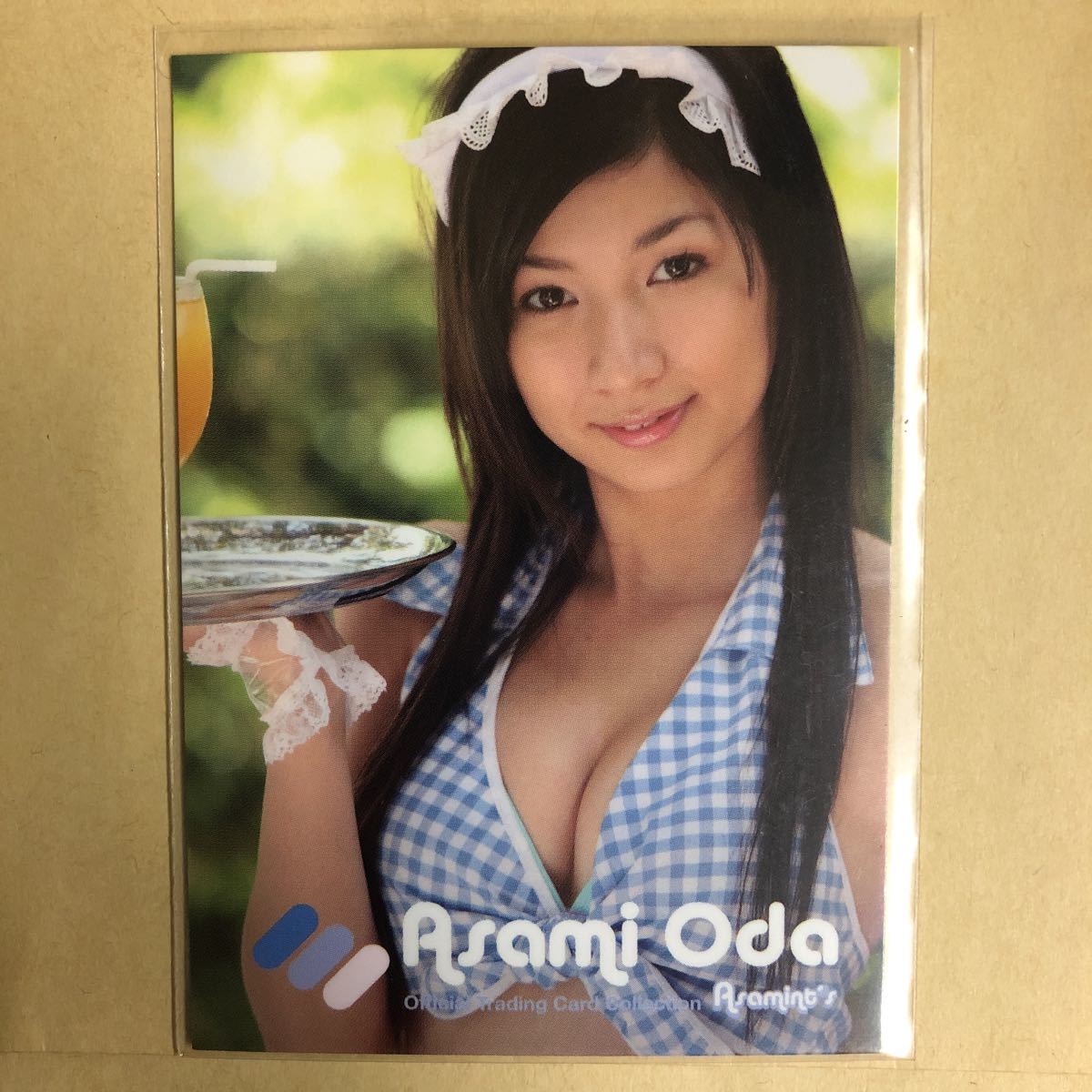 小田あさ美 2008 トレカ アイドル グラビア カード 水着 ビキニ R11 タレント トレーディングカード_画像2