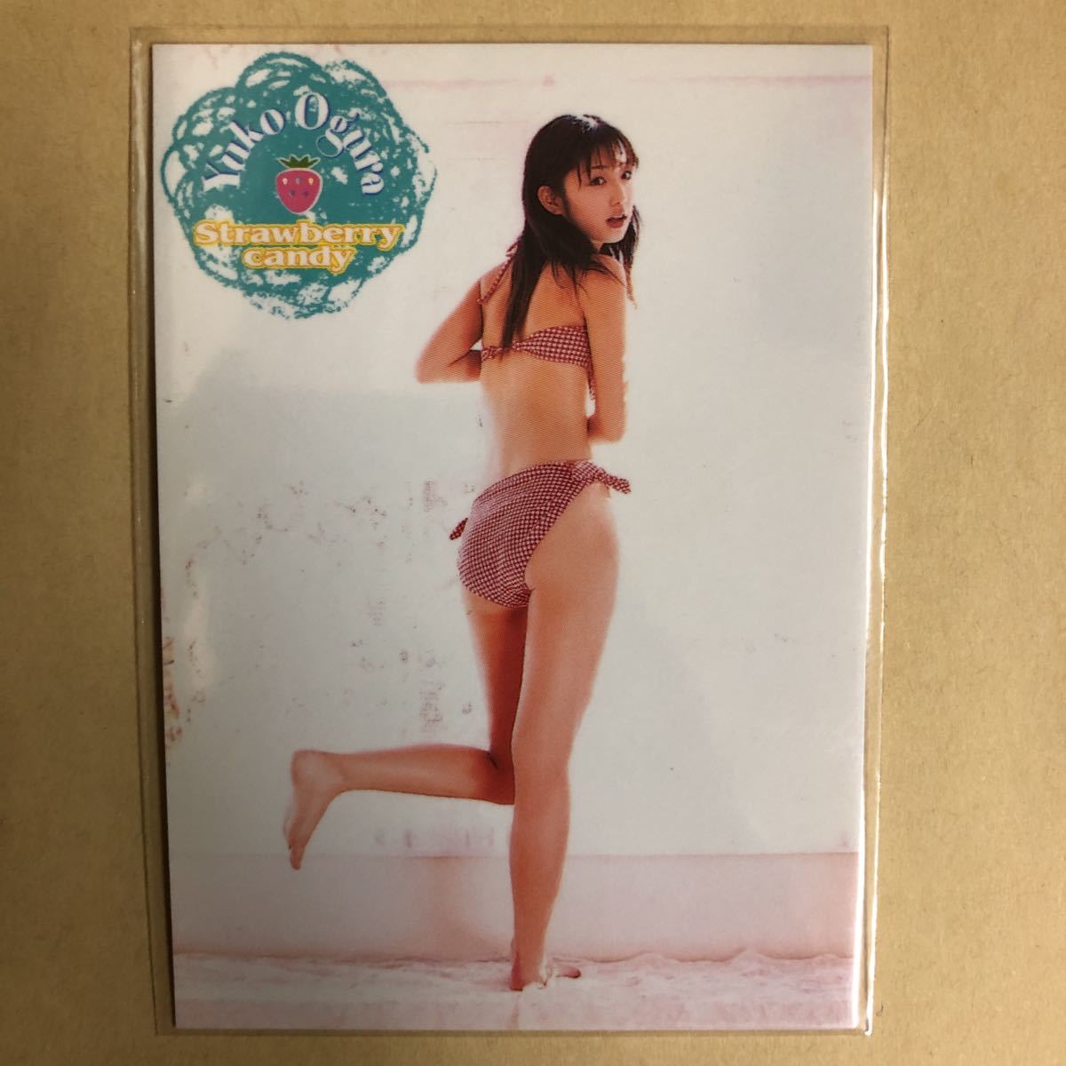 小倉優子 ボム トレカ アイドル グラビア カード 水着 042 タレント トレーディングカード BOMB_画像2