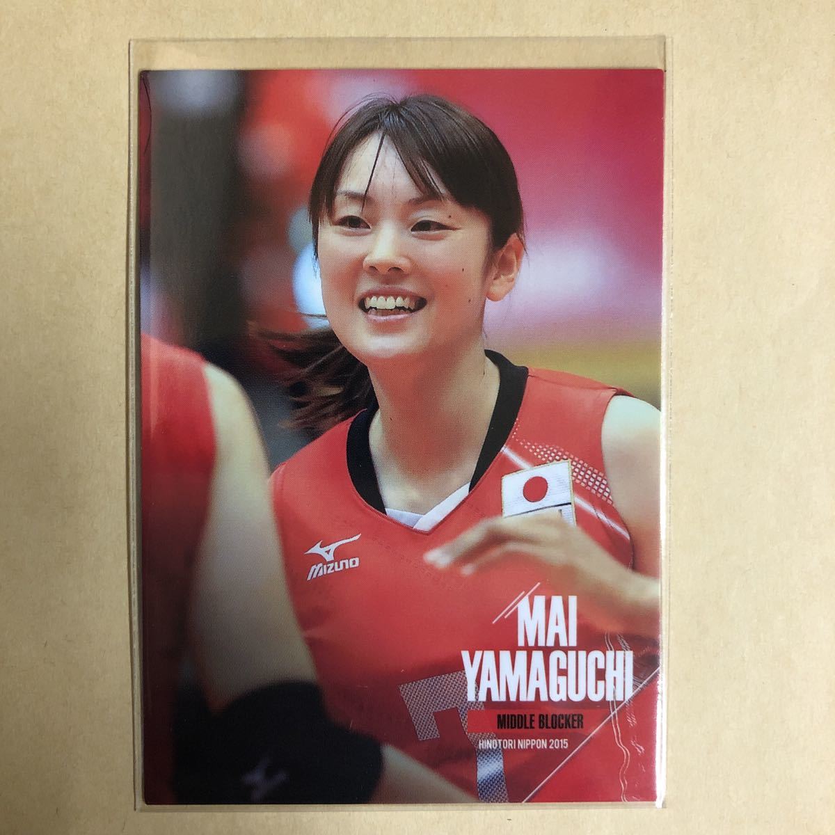 山口舞 2015 火の鳥NIPPON 女子 バレーボール トレカ RG40 スポーツ アスリート カード 日本代表 トレーディングカード_画像2