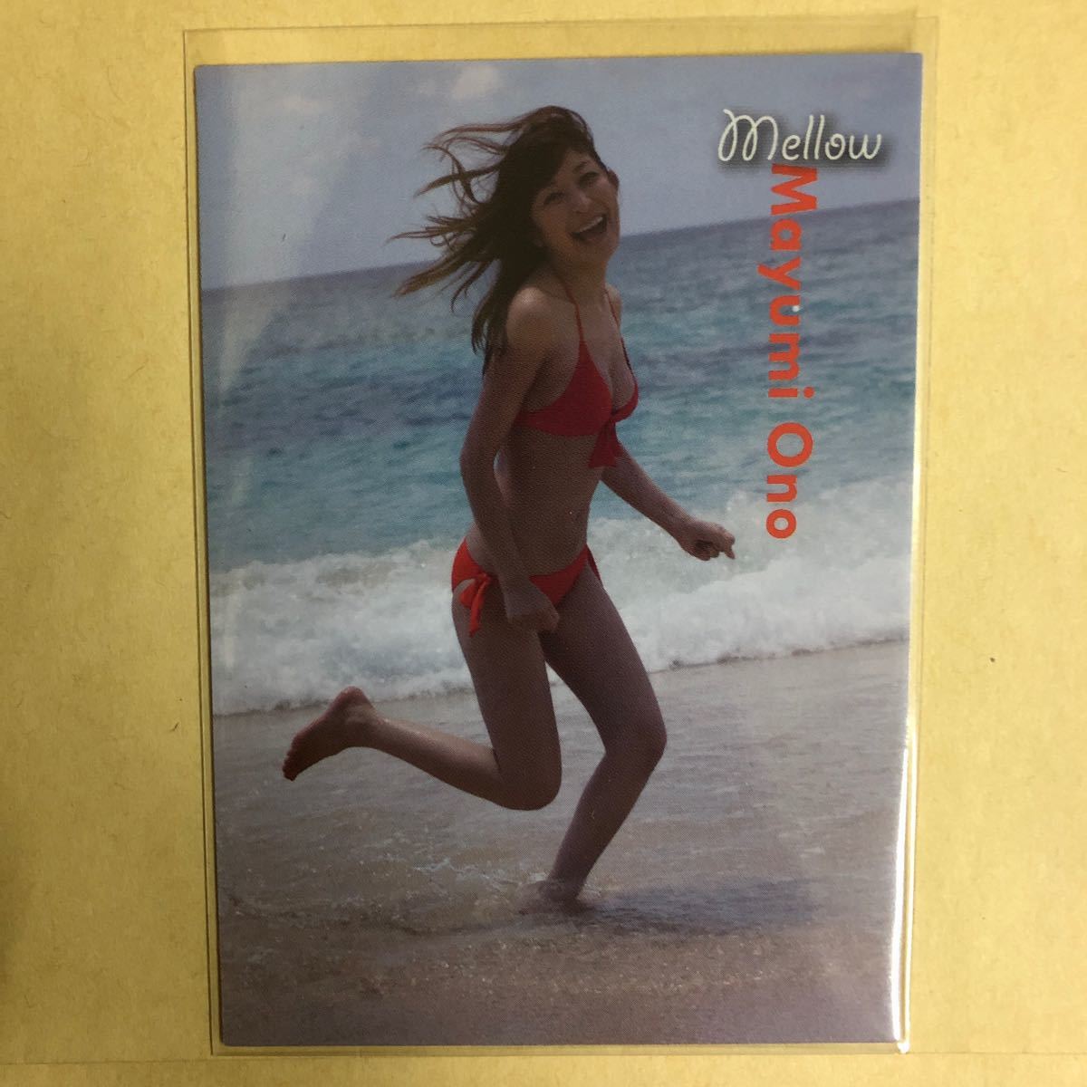 小野真弓 2009 HYPER トレカ アイドル グラビア カード 水着 ビキニ 008 タレント トレーディングカードの画像1