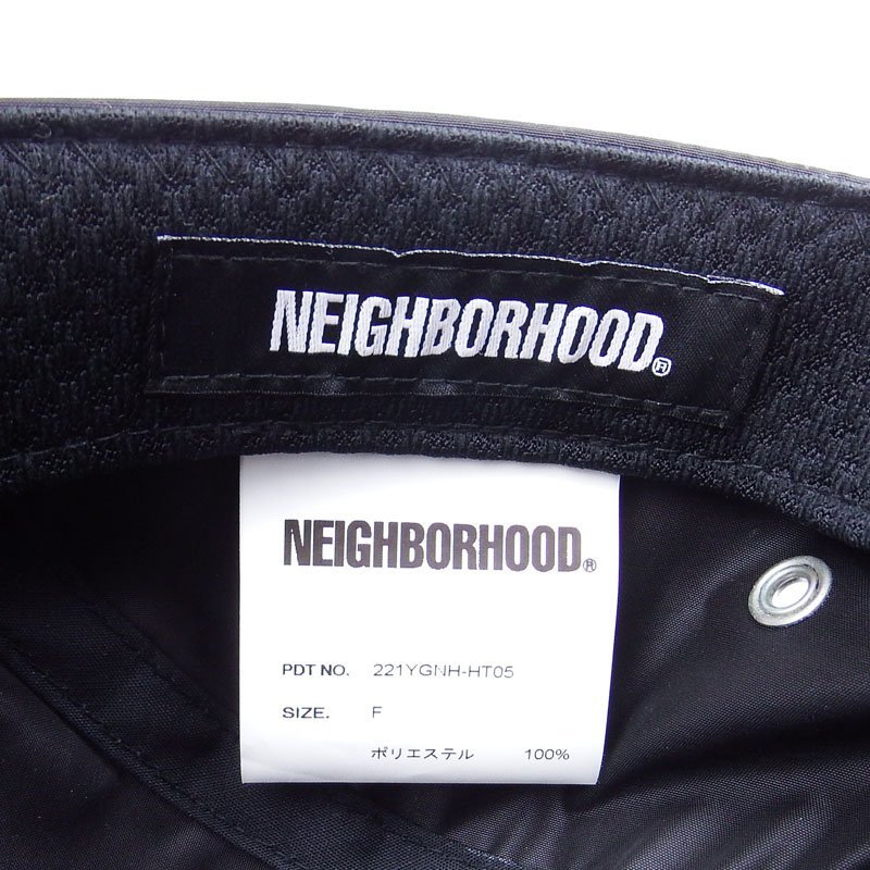 美品 NEIGHBORHOOD JET/E-CAP BLACK F ネイバーフッド ジェットキャップ ブラック_画像4