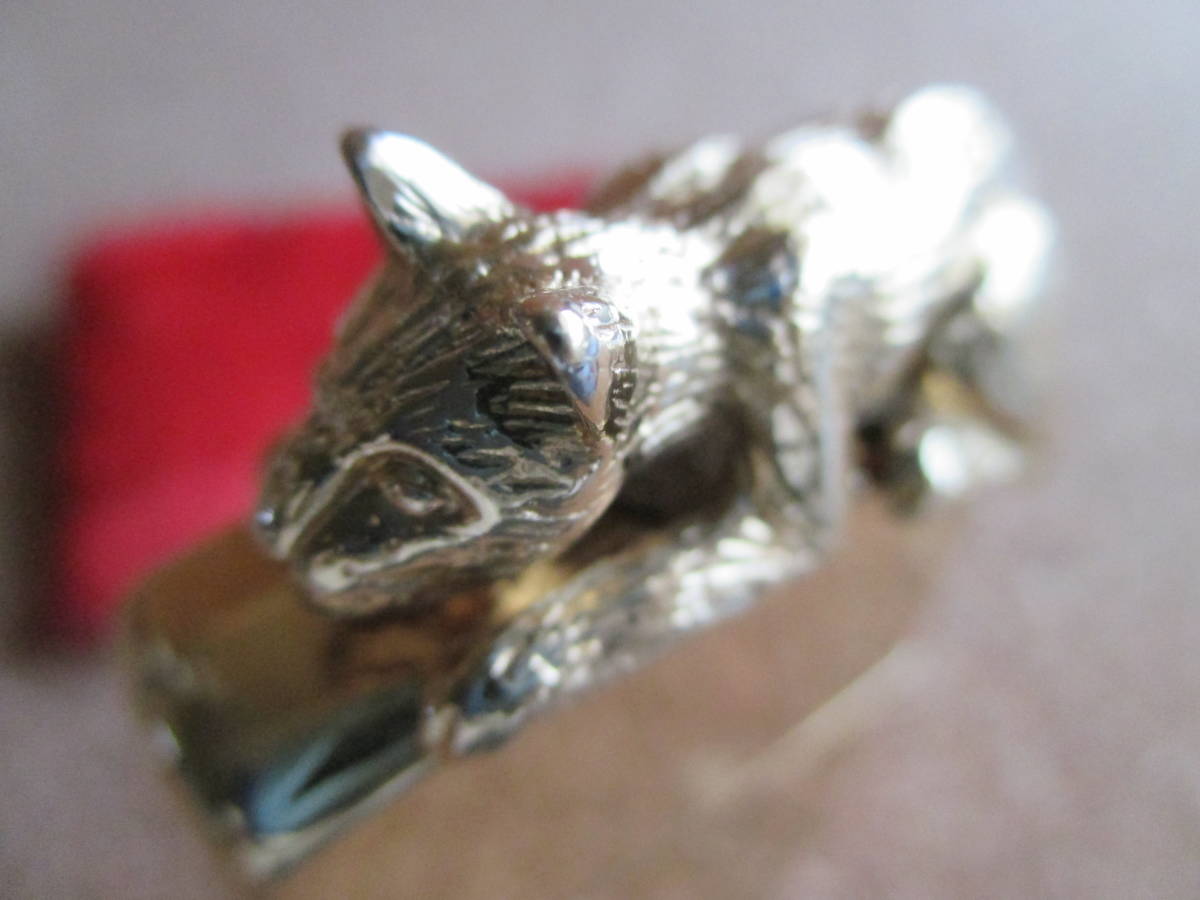 ZIPPO 『Golden Cat 黄金の猫』1996年3月製造 三毛猫 シャムネコ