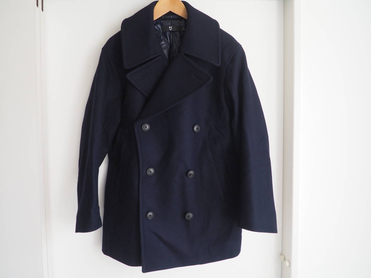 ☆UNIQLO ユニクロ +J ウールブレンド オーバーサイズ ピーコート S