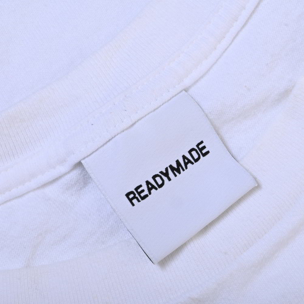 READYMADE COLLAPSED FACE プリント Tシャツ M ホワイト レディーメイド KL4BK2UP13_画像8