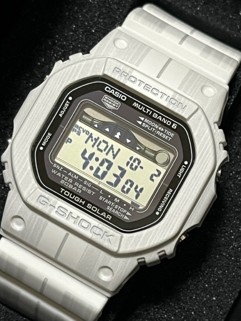CASIO G-SHOCK GWX-5600WA 白 ホワイト G-LIDE ソーラー電波腕時計_画像4