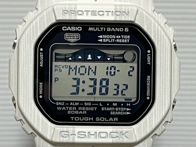 CASIO G-SHOCK GWX-5600WA 白 ホワイト G-LIDE ソーラー電波腕時計_画像6