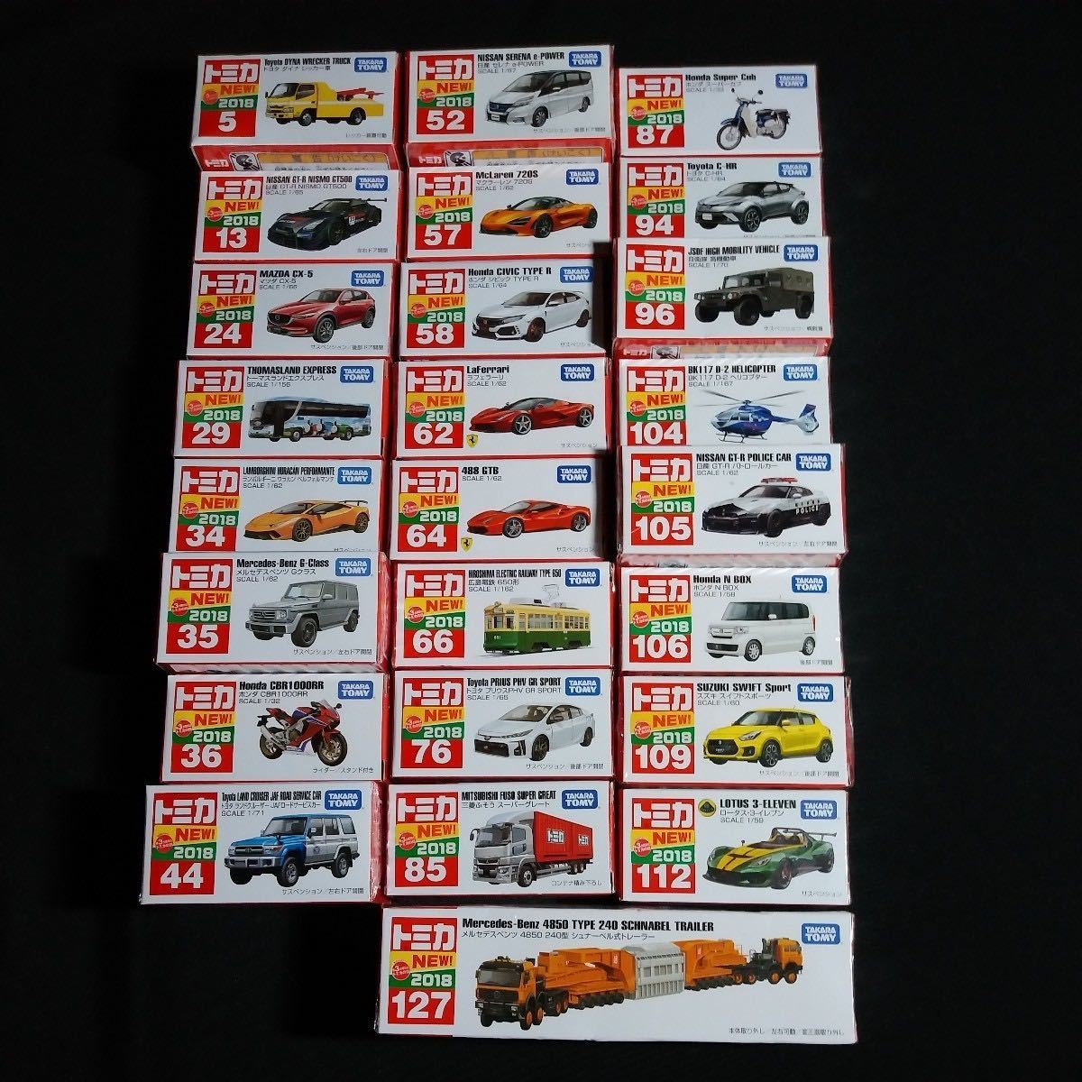 うのにもお得な トミカ 2018 タカラトミー まとめて 25個 当時物 赤箱
