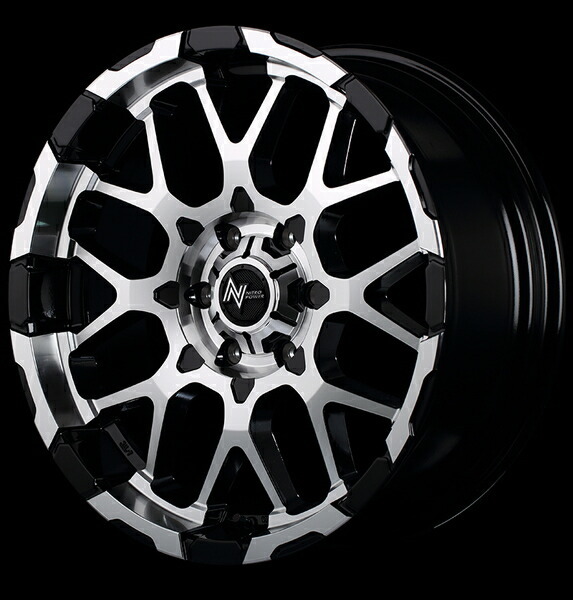 MID ナイトロパワー M28バレットKC 1本 ホイール カローラフィールダー【16×6J 4-100 INSET40 セミグロスブラック】140系 NITRO POWER_画像7