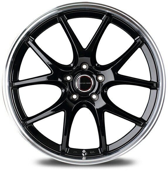 MID ヴァーテックワン エグゼ5 1本販売 ホイール レガシィB4【18×7J 5-114 INSET48】BN系 VERTEC ONE EXE5 アルミホイール 1枚 単品_画像6