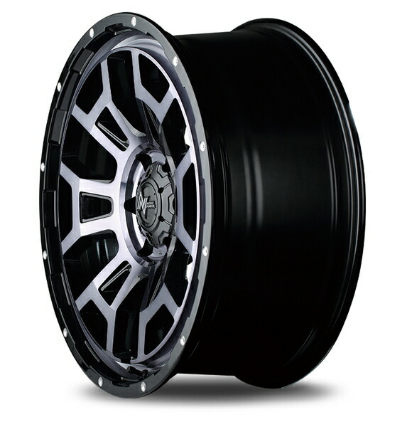 MID ナイトロパワー H6スラッグ 1本販売 ホイール FJクルーザー【20×8.5J 6-139 INSET20 セミグロスブラック】15系 NITRO POWER H6 SLUG_画像10