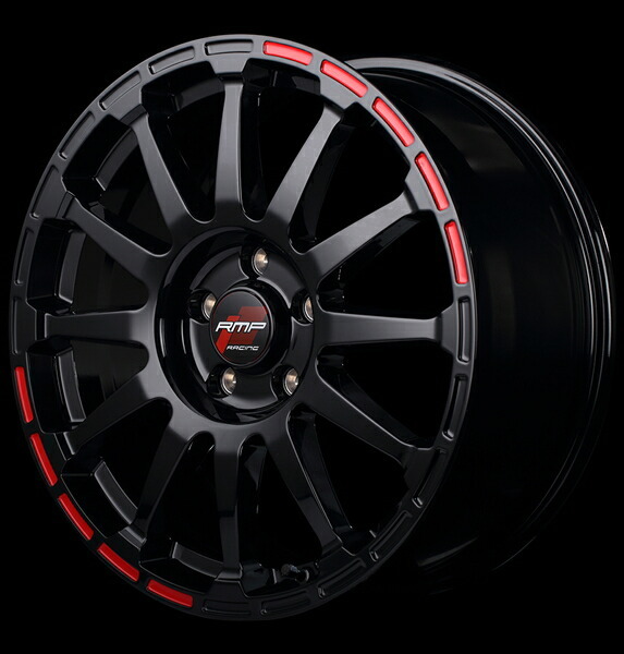 MID RMPレーシング GR12 4本セット ホイール ウイングロード【17×7J 4-100 INSET45】12系 RMP RACING アルミホイール 4枚 1台分_画像7