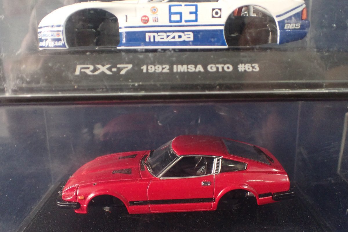 ★102627 IWAYA RX-7 1992 IMSA GTO #63 / RUF CTR Silver 1988 / RUF CTR / NISSAN FAIRLADY 280 ZT One of 3000pcs. ジャンク ★_画像4