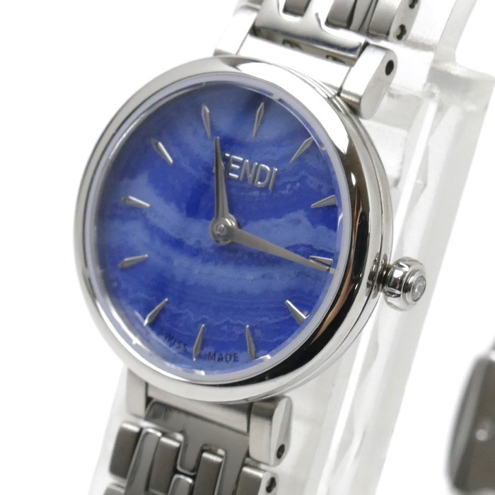 FENDI フェンディ フォーエバー 腕時計 電池式 001-103-410/F103101101 カルセドニー文字盤 レディース 中古 美品_画像2