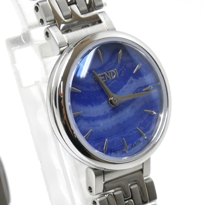 FENDI フェンディ フォーエバー 腕時計 電池式 001-103-410/F103101101 カルセドニー文字盤 レディース 中古 美品_画像3