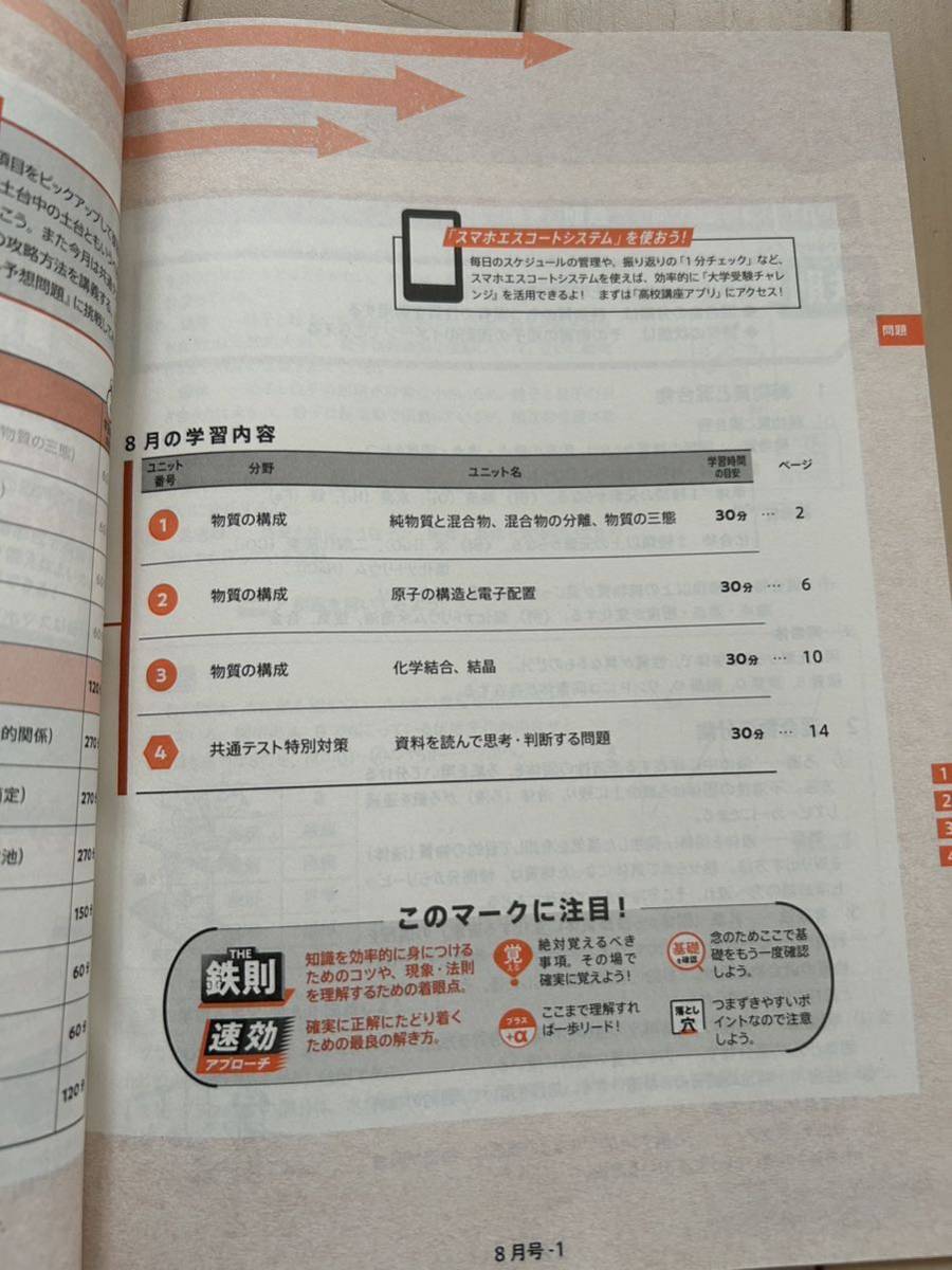 進研ゼミ高校講座★大学受験Challenge 理科 化学基礎 Vol.1〜Vol.4 2022.4〜12月 4冊★共通テスト対策！復習にも_画像5