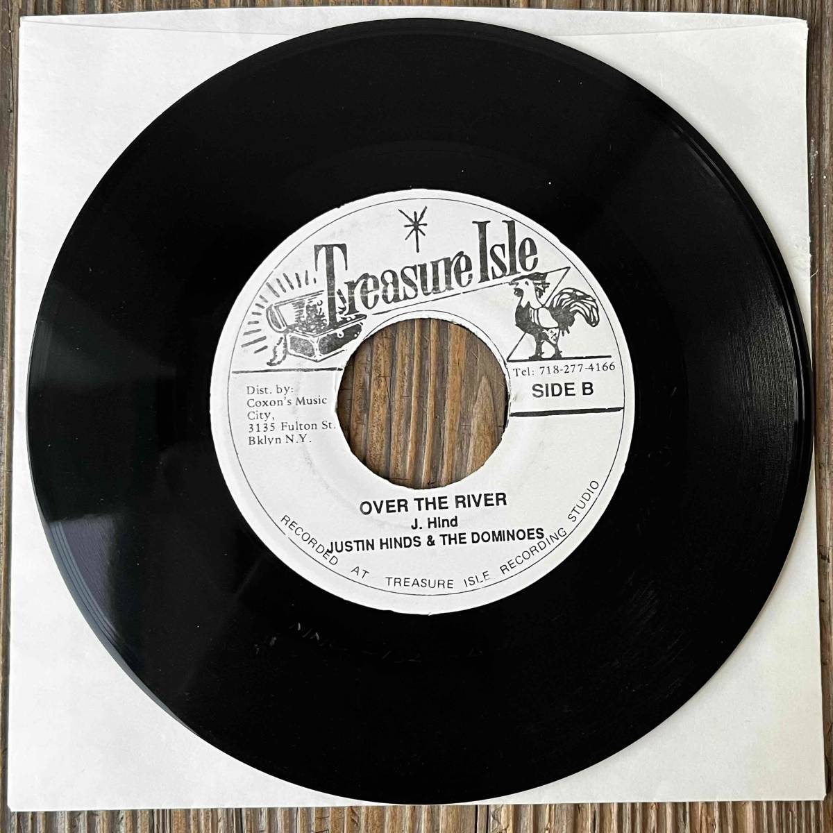 * листовая сталь / шедевр![Baba Brooks - River Bank (Part 2) / Justin Hinds & The Dominoes - Over The River]7inch Treasure Isle US Reissue
