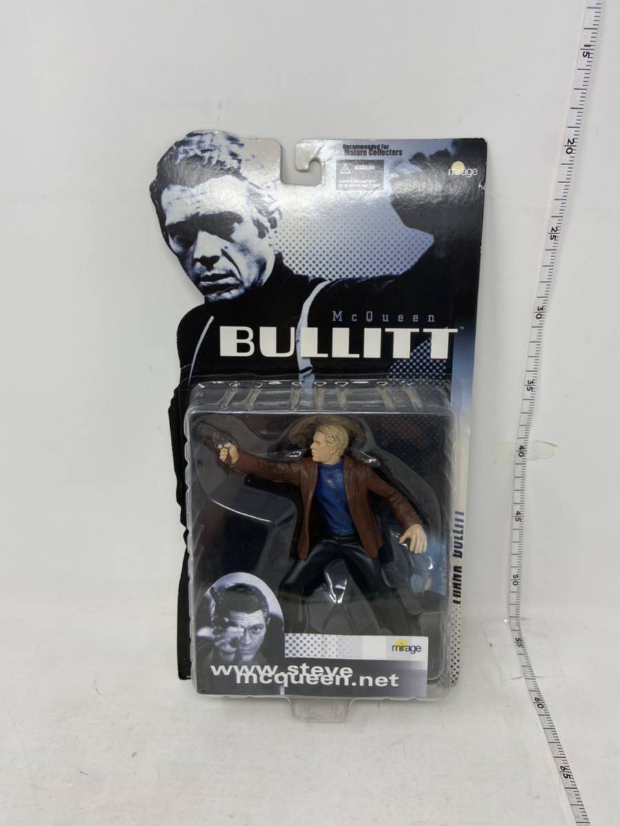 未使用 スティーブ・マックイーン フランク・ブリット アクションフィギュア mirage Steve McQueen Frank Bullitt Action Figure_画像1