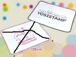 ヨッシースタンプ YOSISTAMP　ブランケット　新品　１種　ブラック　送料無料（管理：２５２５）（10月19日）_画像1