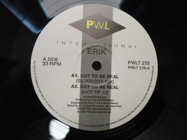 Erik - Got To Be Real オリジナル原盤 12 名曲ディスコ CHERYL LYNN カバー HOUSE 視聴_画像3