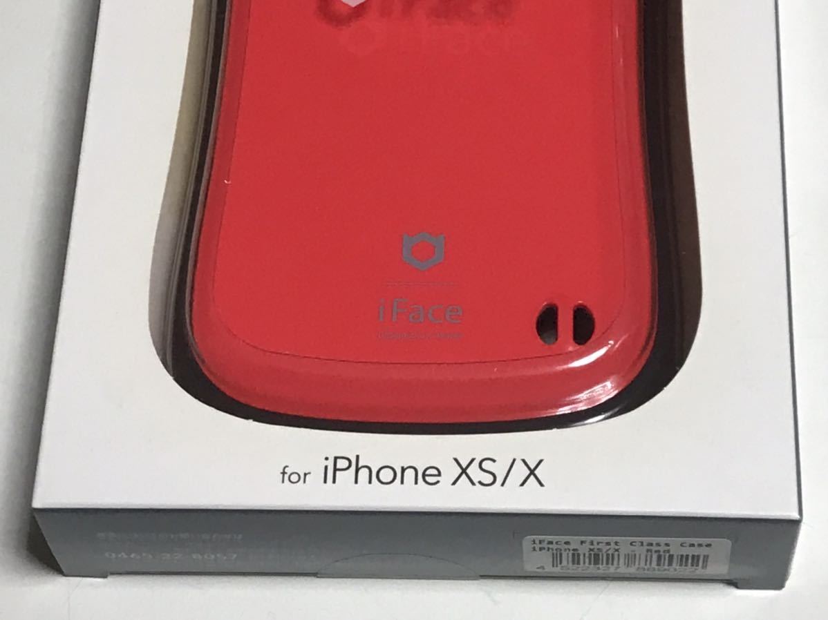 匿名送料込み iPhoneX iPhoneXS用カバー ケース iFace First Class アイフェイス レッド 赤色 iPhone10 アイホンX アイフォーンXS/UU1_画像4