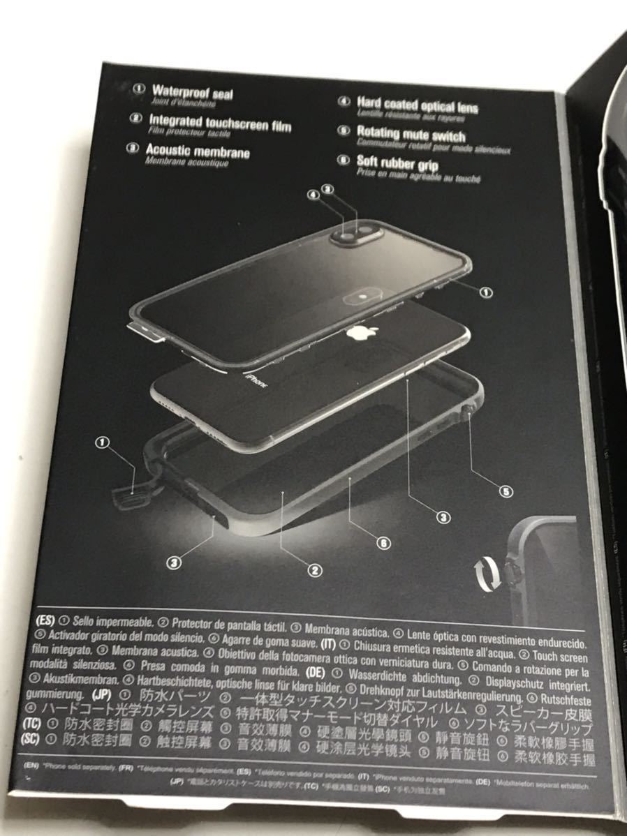 匿名送料込み iPhoneX用カバー 防水 ケース カタリスト catalyst ブラック 黒色 BLACK WATER PROOF iPhone10 アイホンX アイフォーンX/UV2_画像8