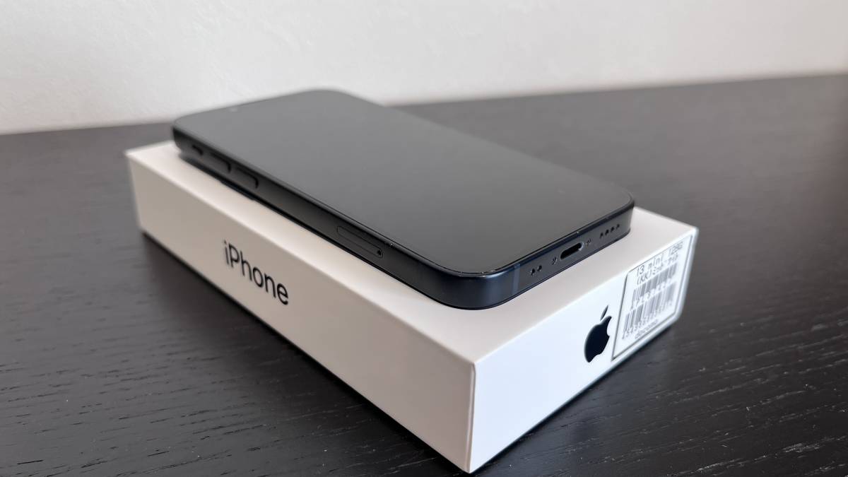 超美品 Apple iPhone 13 mini 128GB ミッドナイト MLJC3J/A SIMフリー