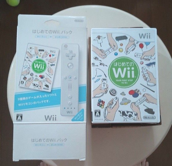 【中古美品Wiiソフトセット】はじめてのWiiパック(Wiiリモコン同梱)