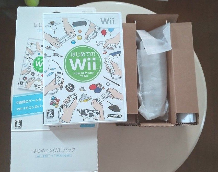 【中古美品Wiiソフトセット】はじめてのWiiパック(Wiiリモコン同梱)