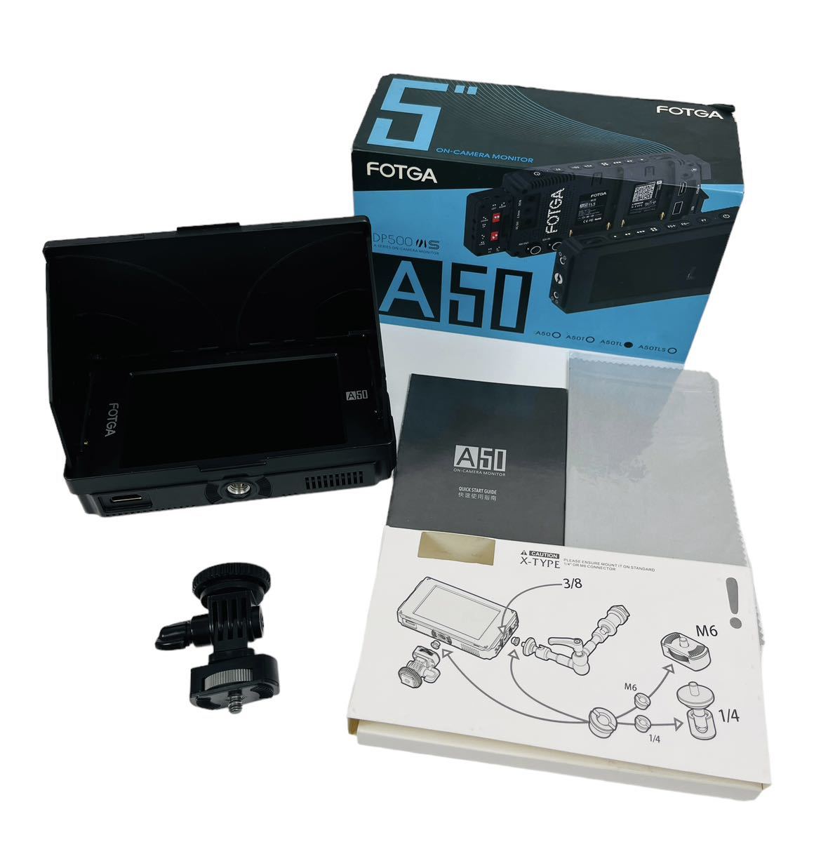 FOTGA DP500ⅢS 5インチ FHD カメラモニター フィールドモニター A50TLカメラ、光学機器