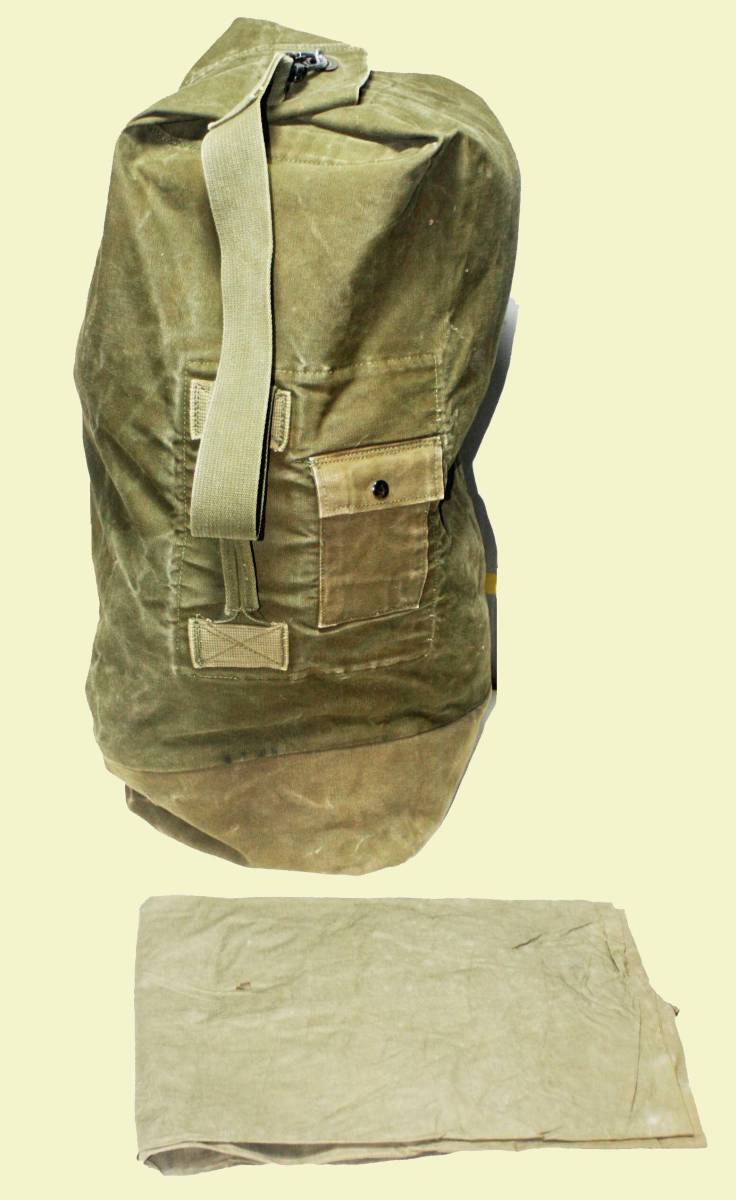 ベトナム戦争・米軍・ワンショルダーストラップタイプ・コットン製・ダッフルバッグ / 米軍実物中古品