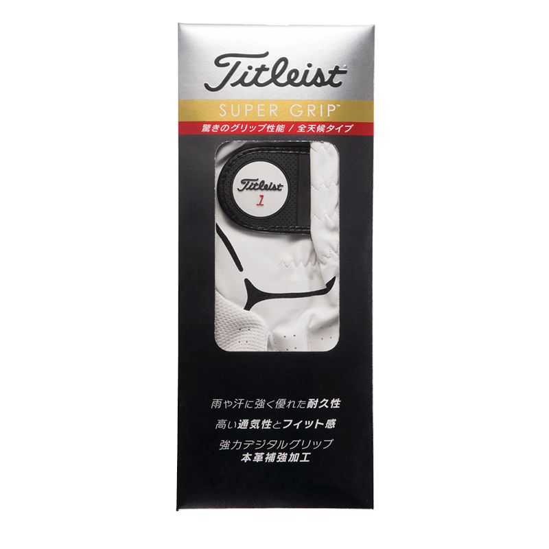 ★新品★タイトリスト★TG39 スーパーグリップ グローブ★ホワイト★24cm★日本正規(guī)品★