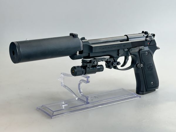 MGS2 M9 麻酔銃 仕様 KAC XM9 ガスブローバック マルイ US M9 ベース トレーサー ビームフォードセット 検) メタルギア M92F ソーコム M4_画像1